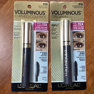 Loreal Paris Voluminous Original/Curved Mascara Bundle